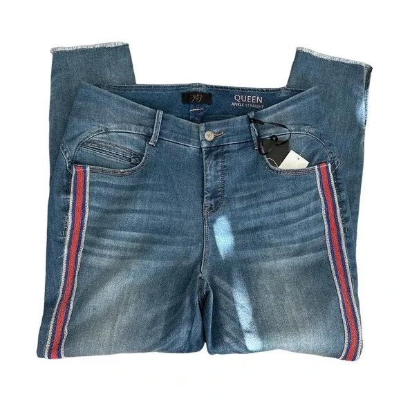 YSJeans NWT Women's Queen Ankle Straight Jeans Sz. 16W - Picture 3 of 6